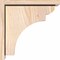 Ekena Millwork Yorktown Smooth Corbel w/Backplate, Douglas Fir, 7 1/2"W x 14"D x 14"H COR08X14X14YOR01SDF - alternate 3